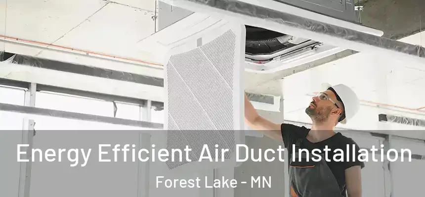Energy Efficient Air Duct Installation Forest Lake - MN